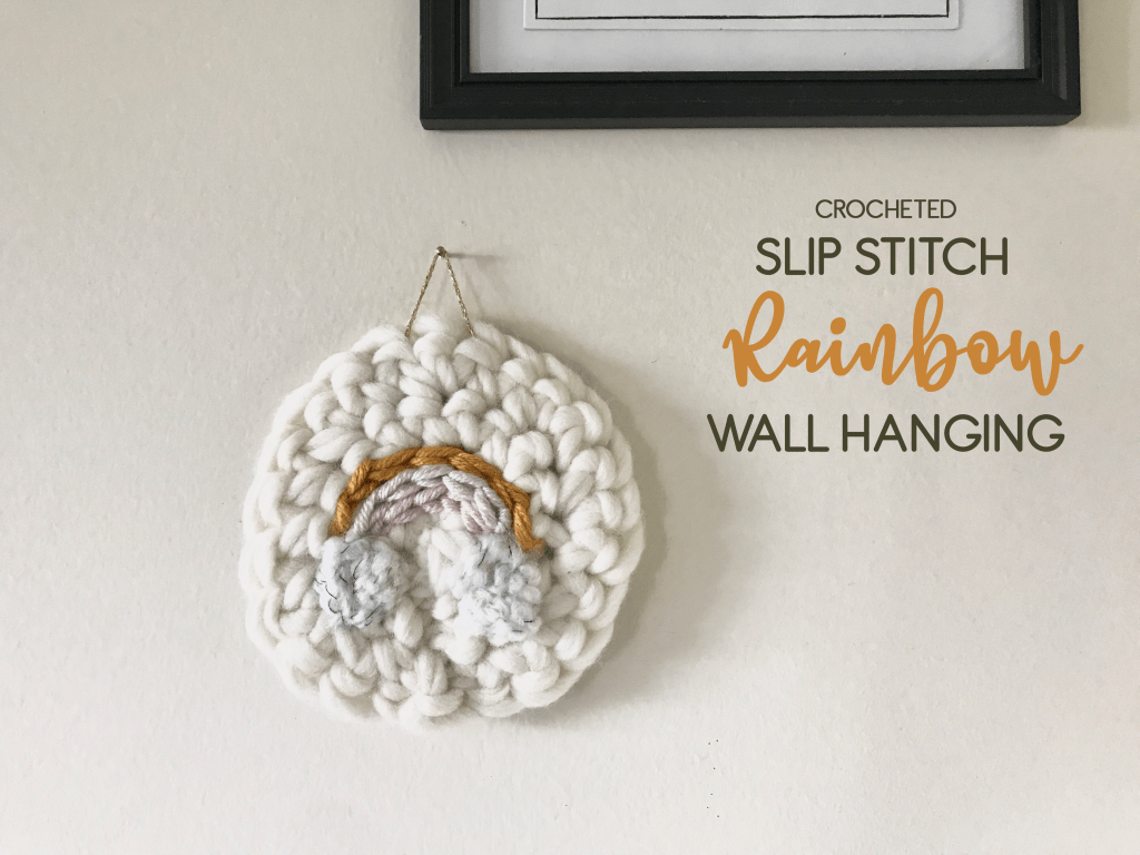Crochet Tutorial · Slip Stitch Rainbow Wall&nbsp;Hanging