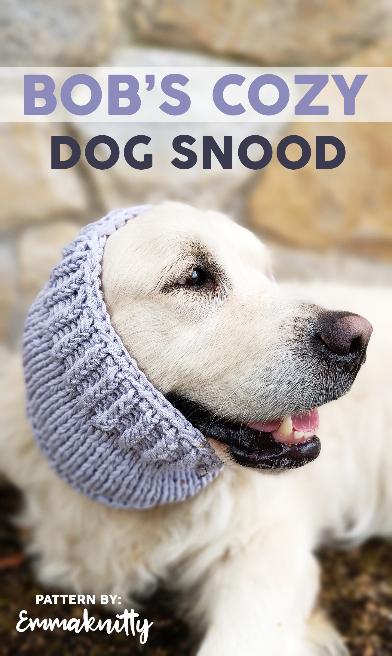 Bob’s Cozy Dog Snood · Free Knitting&nbsp;Pattern