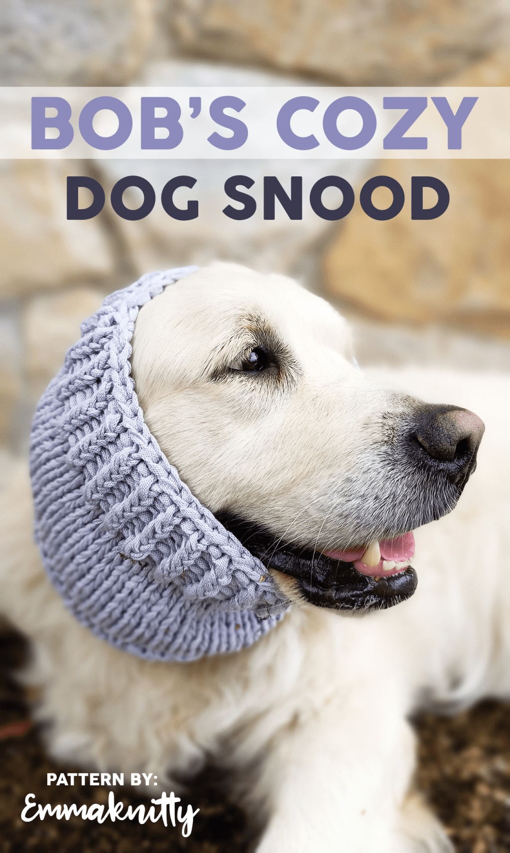 Bob’s Cozy Dog Snood · Free Knitting&nbsp;Pattern