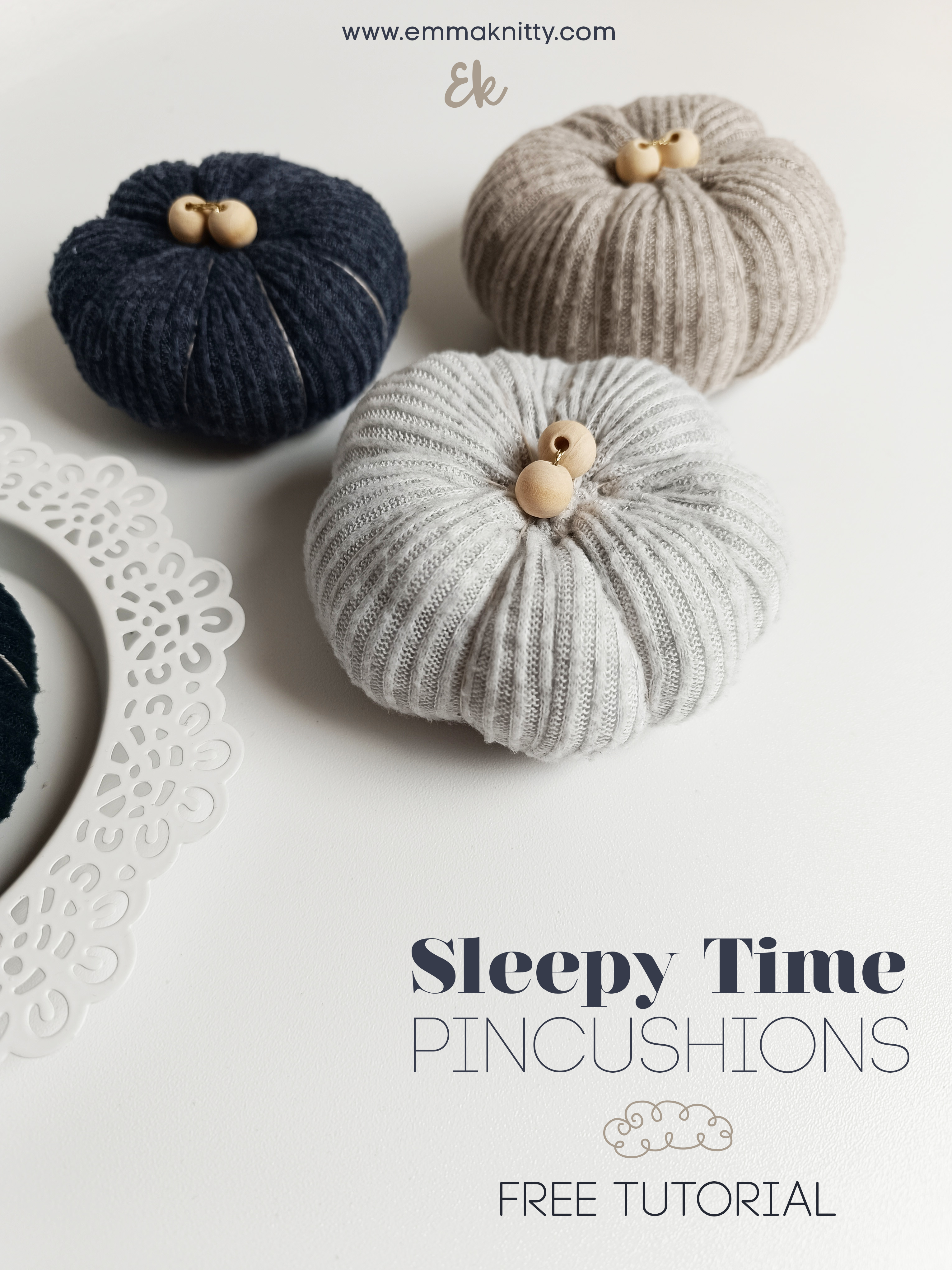 Sleepy Time Pincushions · Free&nbsp;Tutorial
