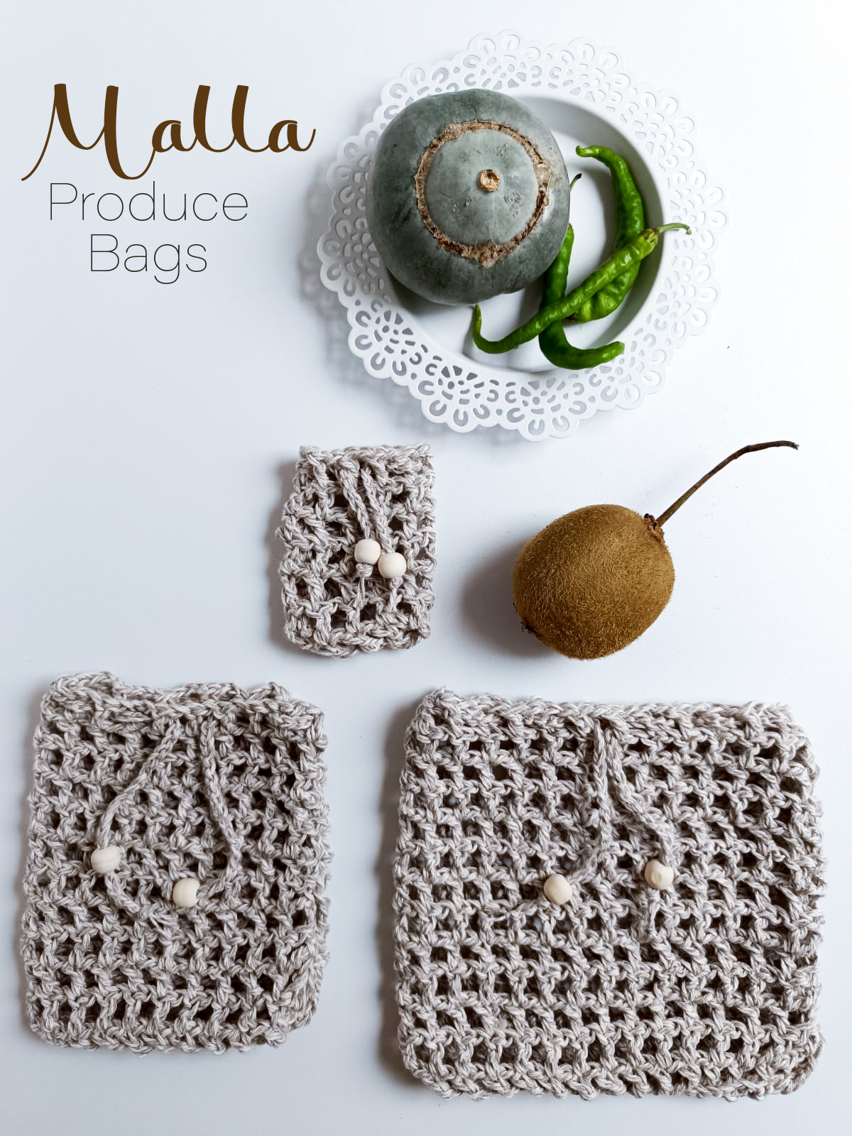 Malla Produce Bags · Free Crochet&nbsp;Pattern