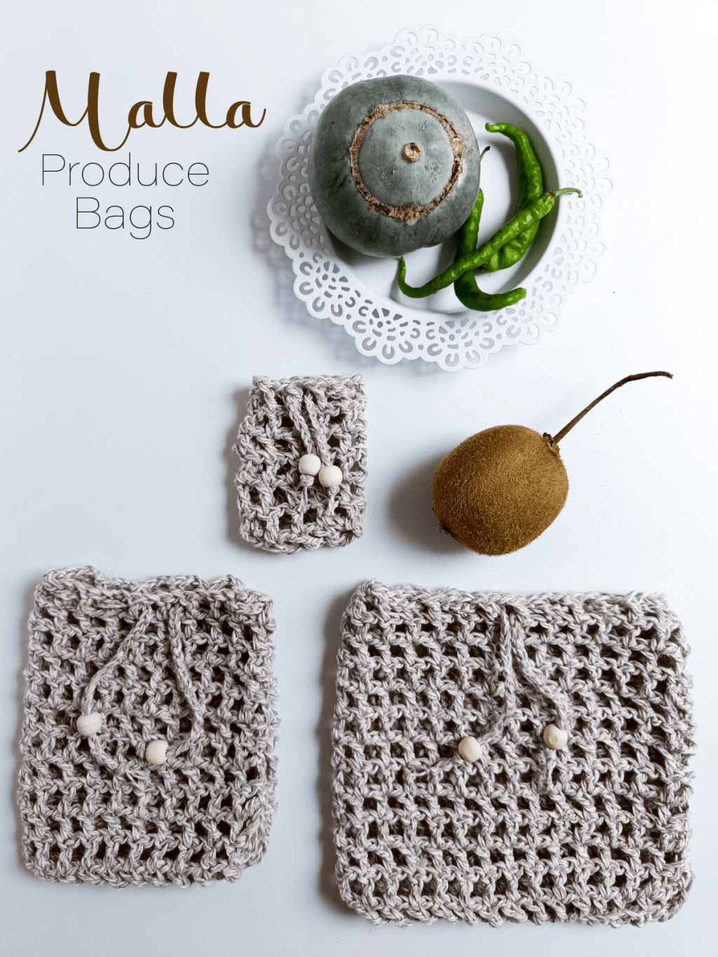 Malla Produce Bags · Free Crochet&nbsp;Pattern