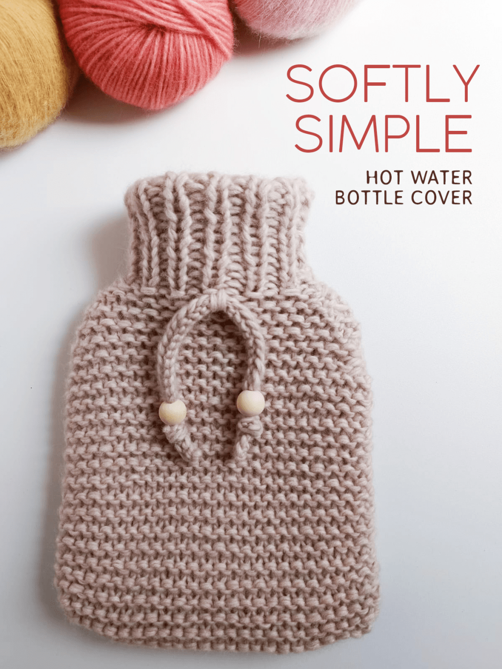 Free Knitting Pattern · Softly Simple Hot Water Bottle&nbsp;Cover